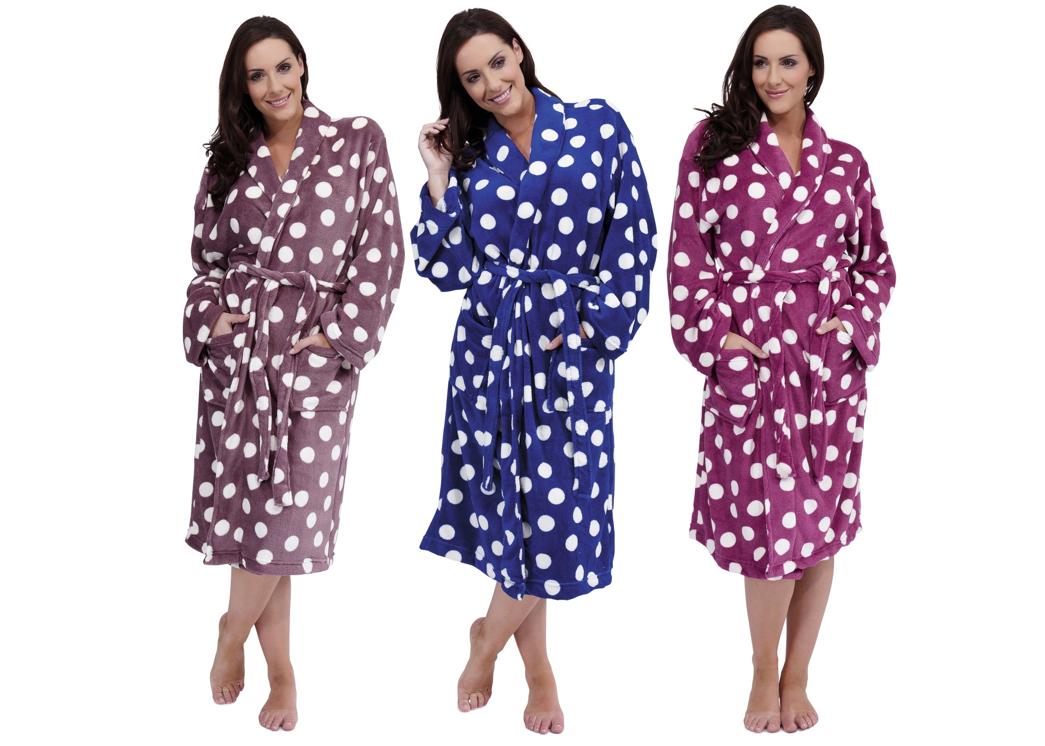 fleece gowns for women